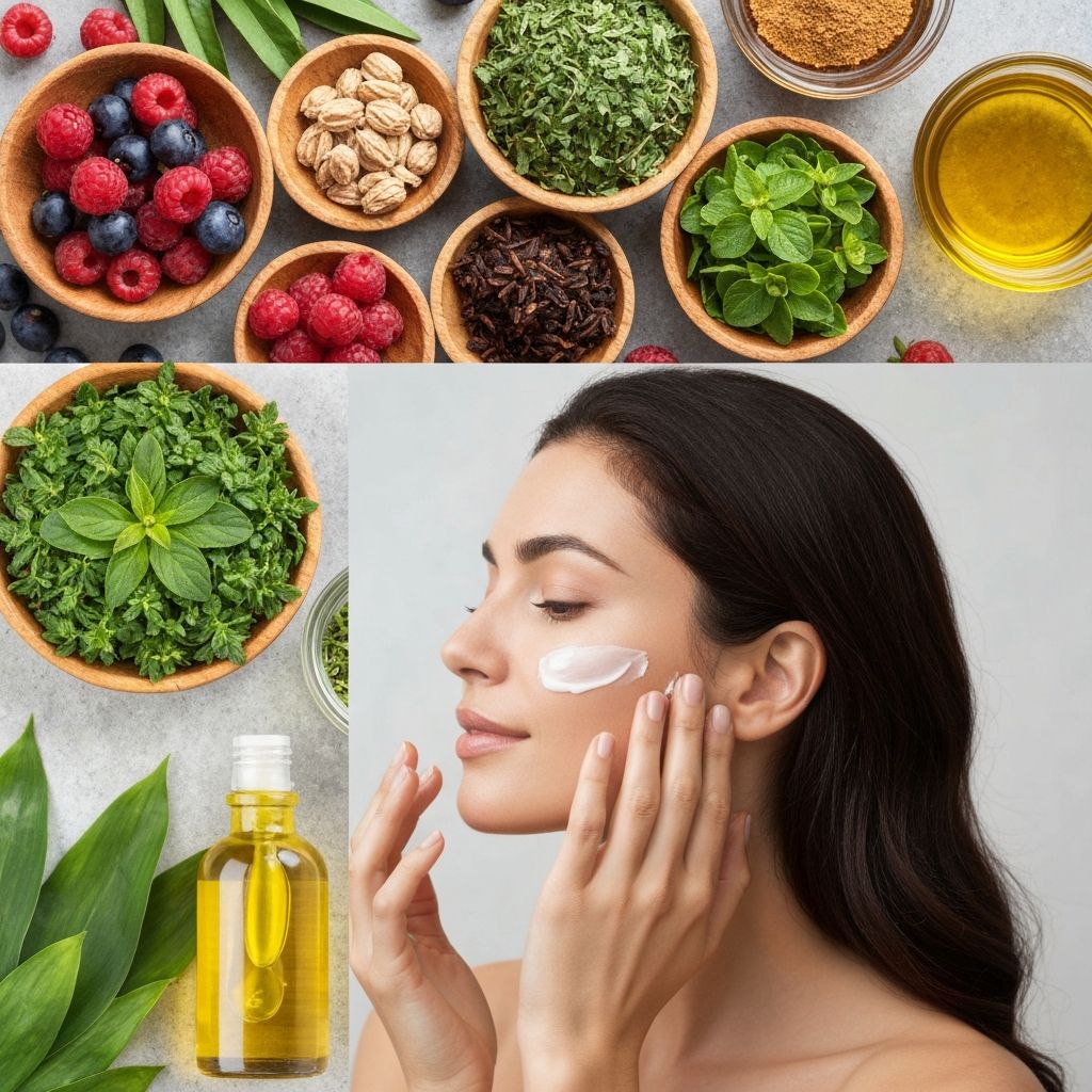 Routine di cura della pelle naturale